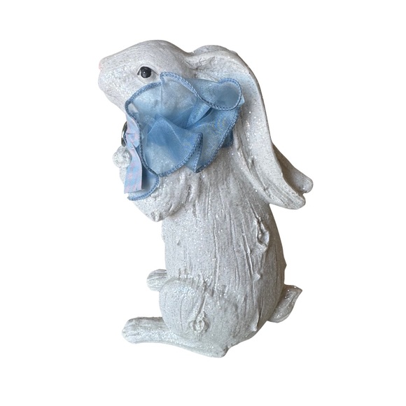 Mark Roberts Jeweled Rustic Bunny Set of 2 Hand Finished Easter Spring Decor NIB - Picture 9 of 12